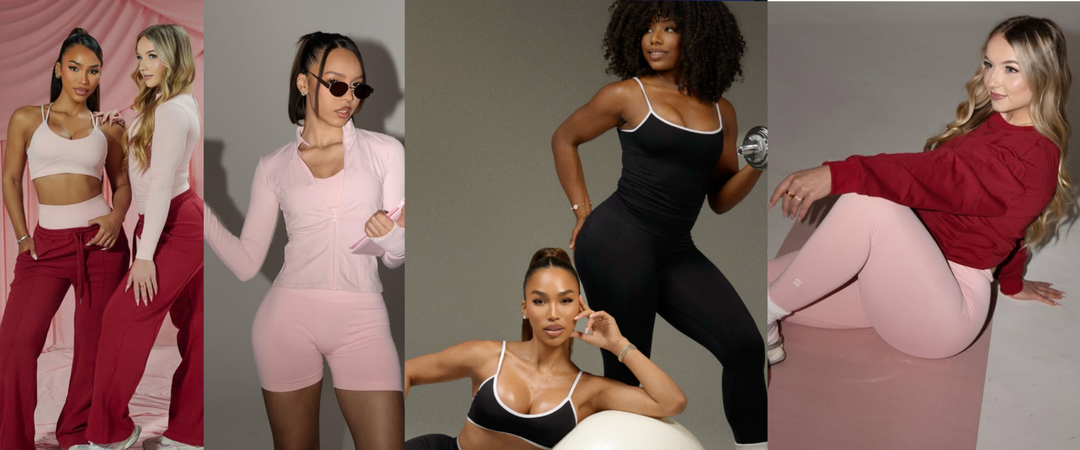 Some of the activewear that SanHouse Fit offers to help you maintain a healthy lifestyle