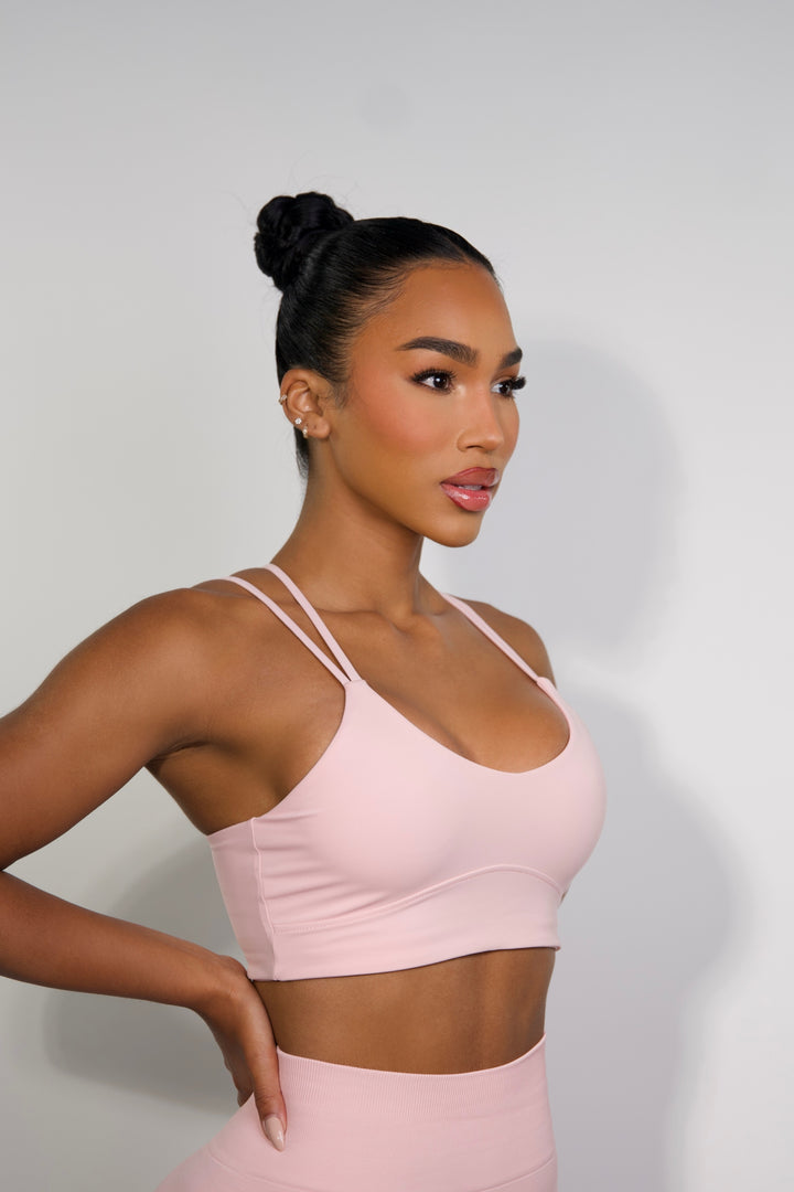 Blush Sports Bra