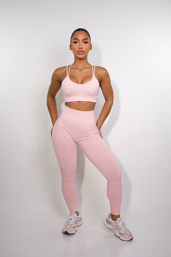 Blush Seamless Scrunch Leggings